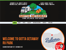 Tablet Screenshot of gottagetawayrvpark.com